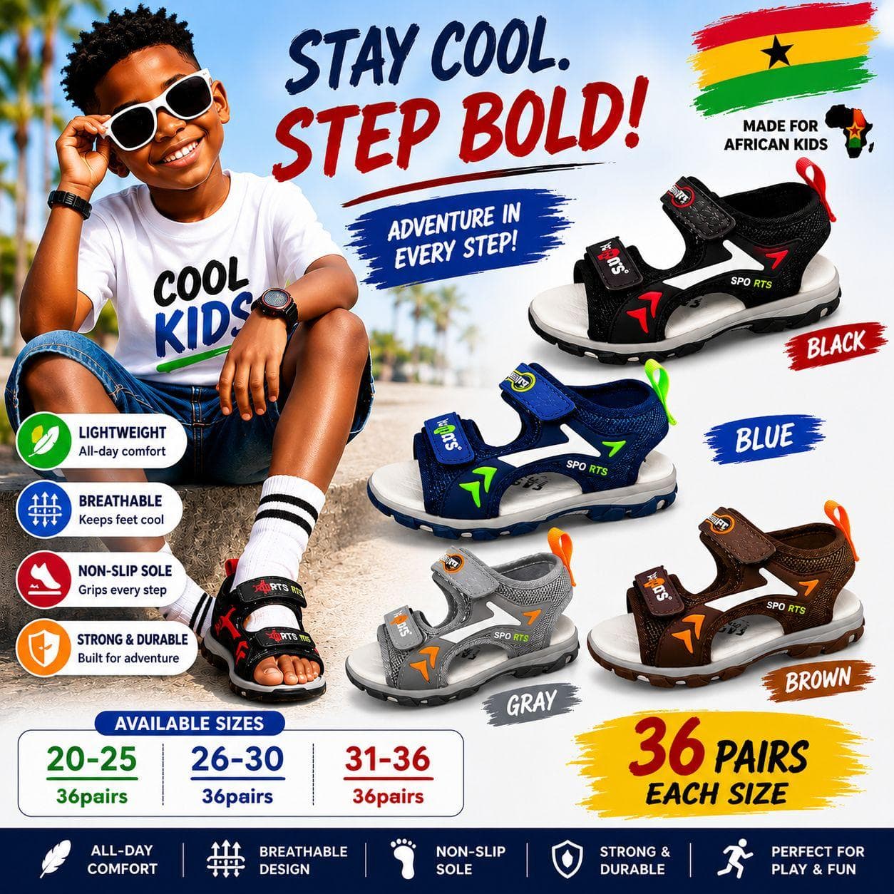 Kids cross Sandals